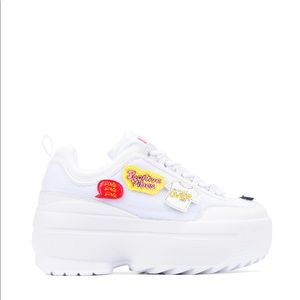 Cape Robin Pallister Oh So Darling Platform Sneakers -White